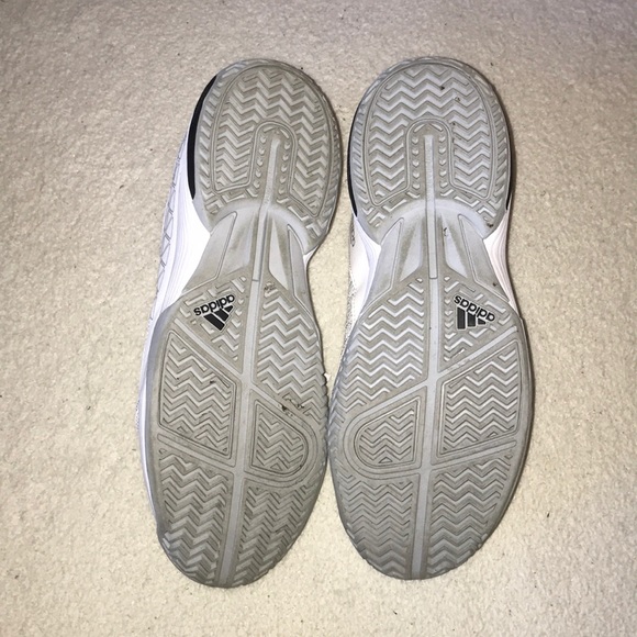 White Adidas Tennis Shoes Size 10